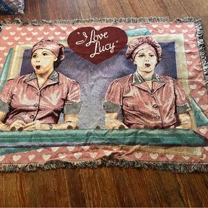 I Love Lucy Tapestry Blanket